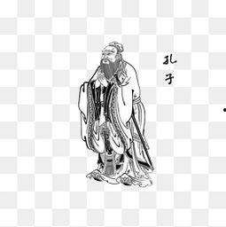 孔子画像图片,儒家圣贤的智慧面容
