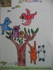童心绘画图片大全,一幅幅纯真画作展现的奇幻世界
