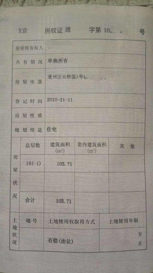 房产证图片,一窥房产证背后的法律与权益