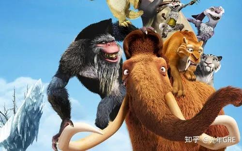 冰河世纪图片大全,动物们的奇幻冒险之旅