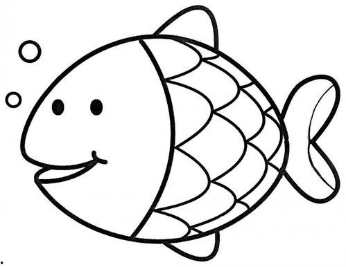 小鱼简笔画图片大全,可爱海洋生物的趣味描绘