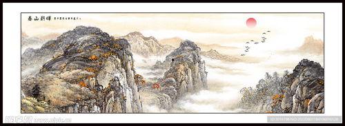 钻石山水画图片大全,钻石山水画艺术盛宴