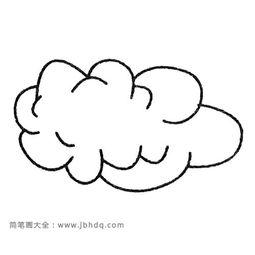 云朵简笔画图片大全