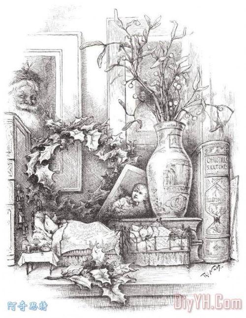 素描题材图片大全,捕捉光影之美，展现艺术魅力